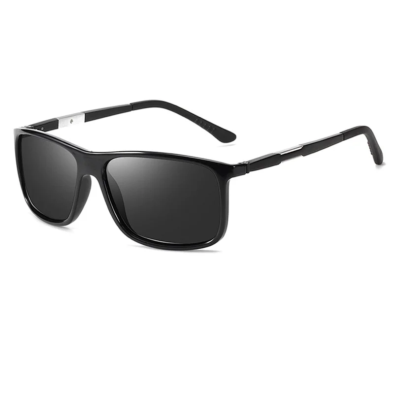 Wholesale Fashion Rectangle Aluminum PC Polarized Sunglasses Sun Glasses