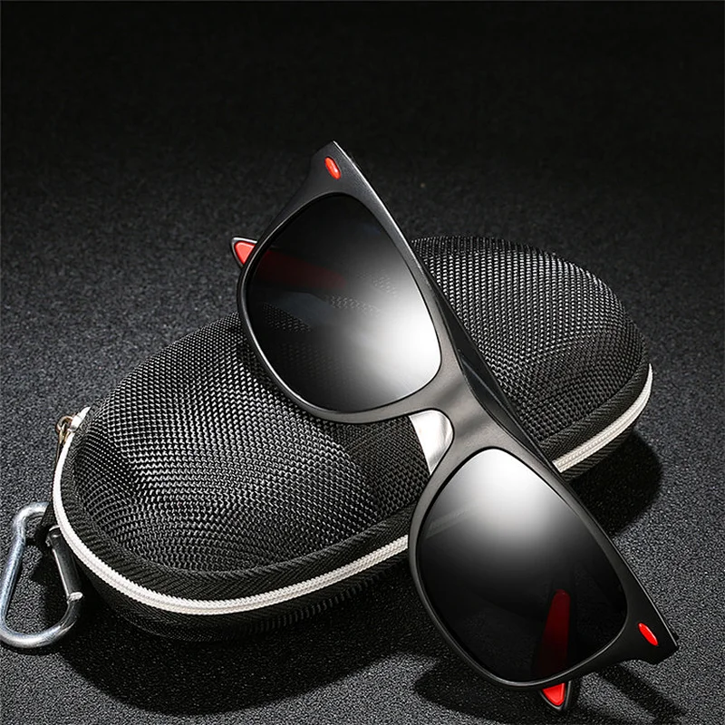 Vintage Brand Logo Men TR90 Frame Polarized UV400 Sunglasses Sun Glasses