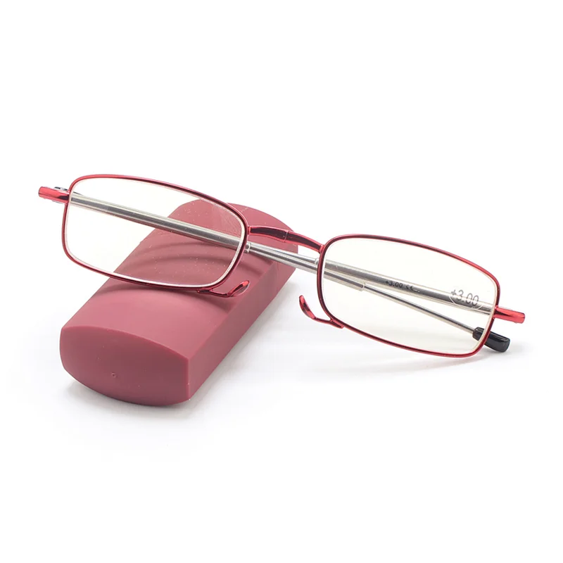 Factory Supply Cheap Comfortable Colourful Light Magnetic Optical Metallic Reading Glasses