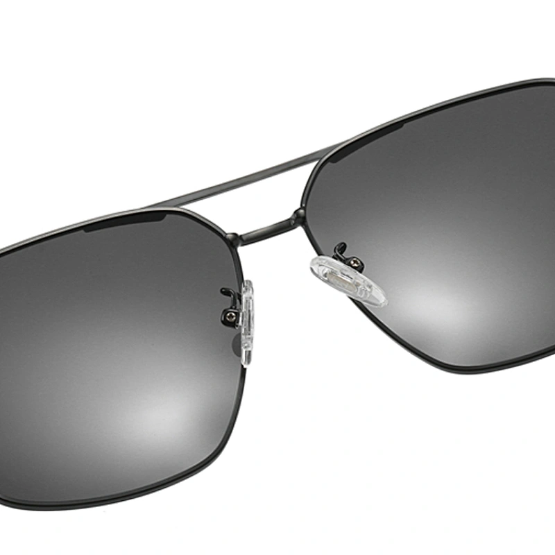Fashion Custom Logo Metal Square Frame UV400 Lens Sunglasses Sun Glasses For Men