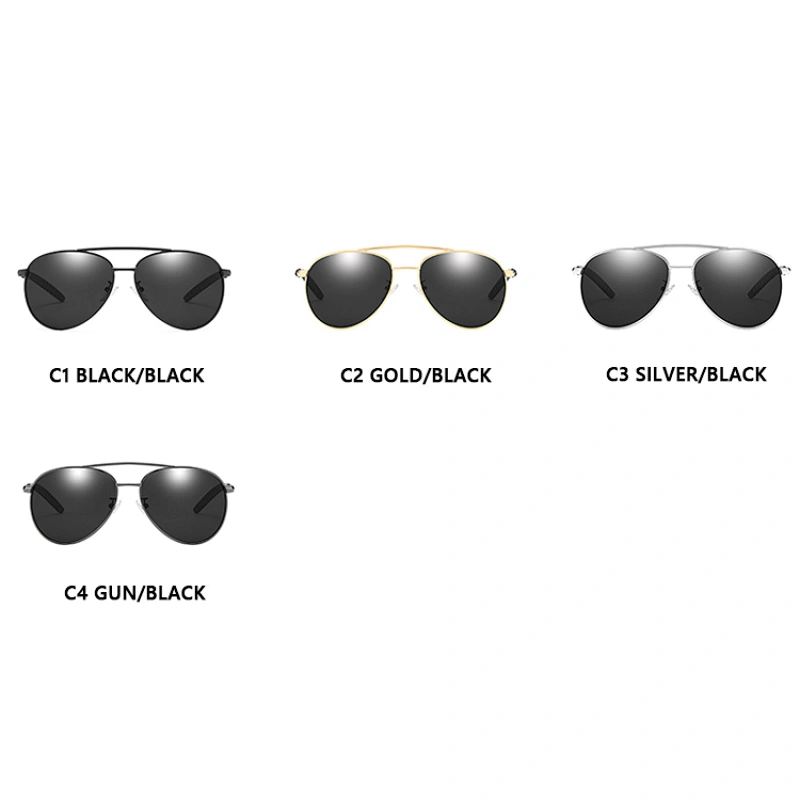Newest 2020 Fashion Metal Pilot Frame UV400 Sunglasses Sun Glasses For Men