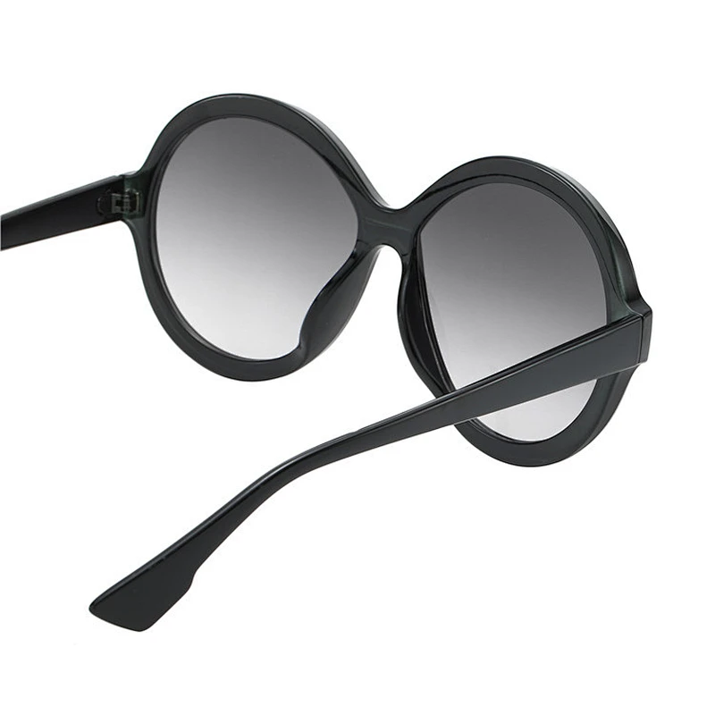 Professional Round Retro Ladies Gentlemen Transparent Frame Sunglasses Sun Glasses
