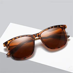 Custom New Fashion Printed Logo Frame Polarized Sunglasses for Adults