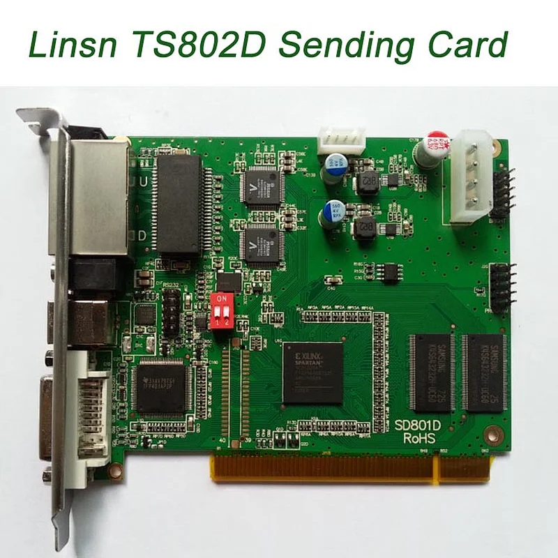LED Display Control Card System Linsn TS802 TS901 Sending Card Box RV908