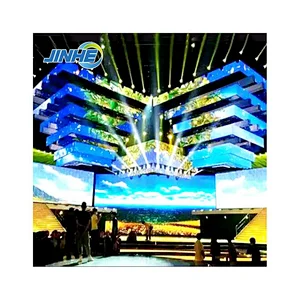 Indoor LED Wall Transparent Glass Led Display Screen Shopping Mall Screen