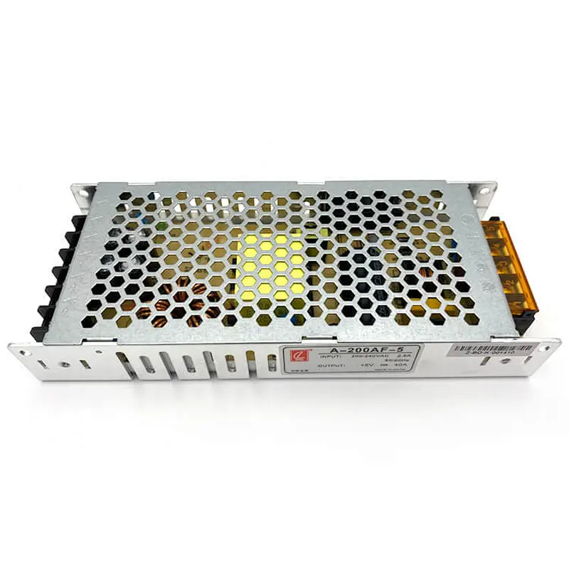 200W 5V 40A LED Screen AC Switching Power Supply