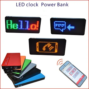Charging power bank with led light power bank led