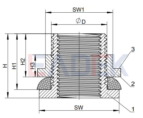 Stainless Steel Tank Fittings Drawing