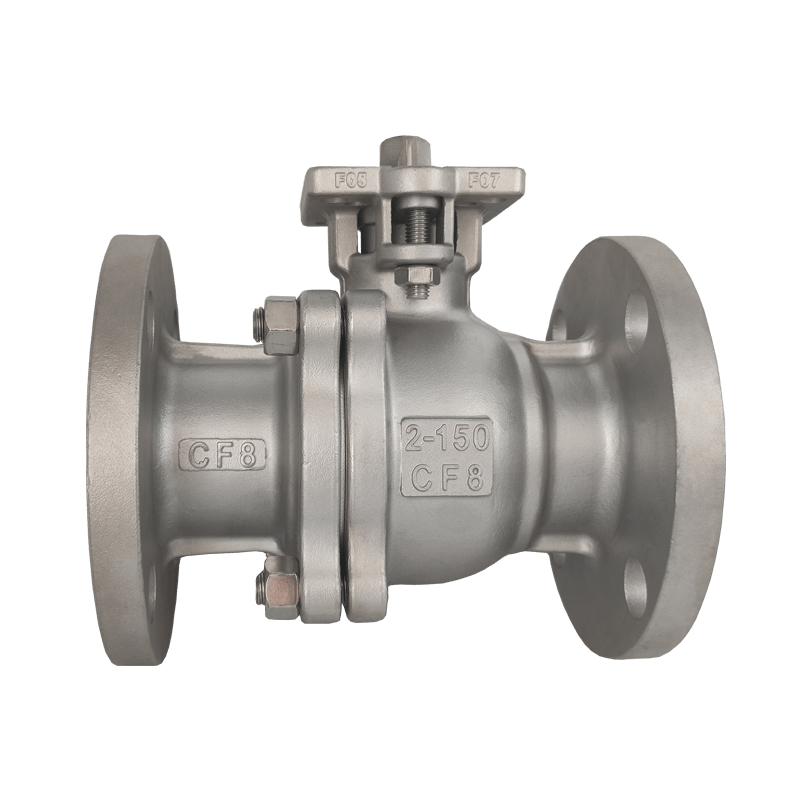 2pc floating ball valve flanged