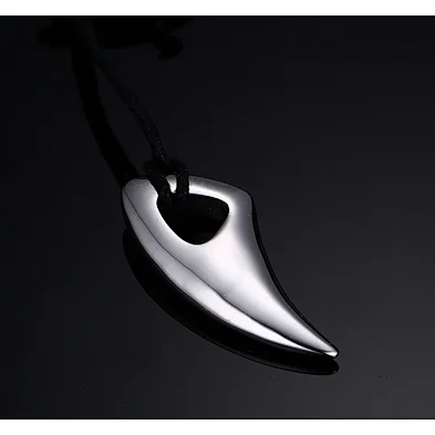 Fashion Jewelry Necklace Style 316L Stainless Steel Buffalo Horn Pendant Necklace For Men