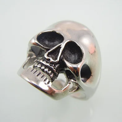 2019 Classic Design Titanium Masonic Skull Ring Engraved Custom Skull Ring