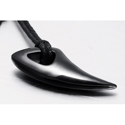Buffalo Horn Pendant Necklace