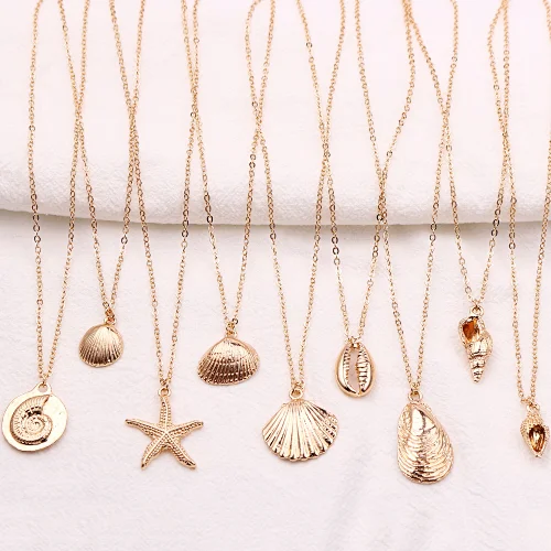 conch shell pendant necklace