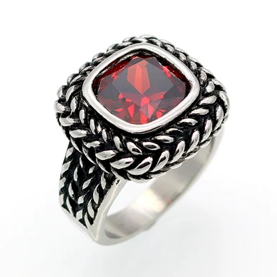 Wholesale Woman Simple Design Gem Vintage Ring High Quality Vintage Ring