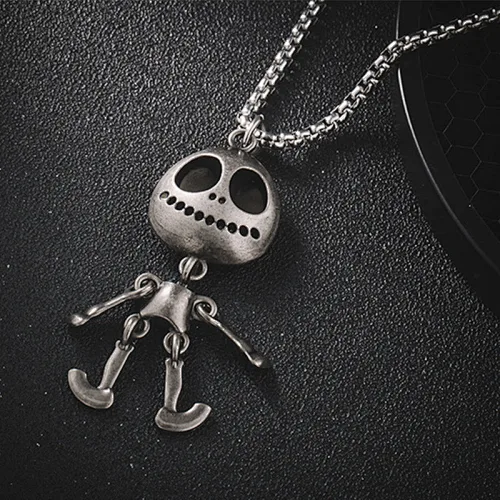 Alien pendant necklace