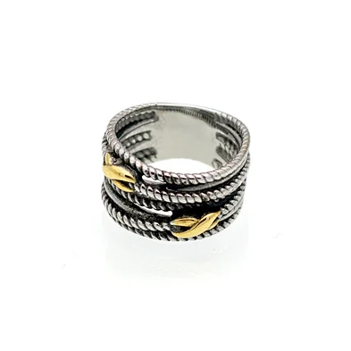 Wholesale Jewelry Manufacturer China Stainless Steel 316L Silver Plated 18k Plated X Shaped Party Ring