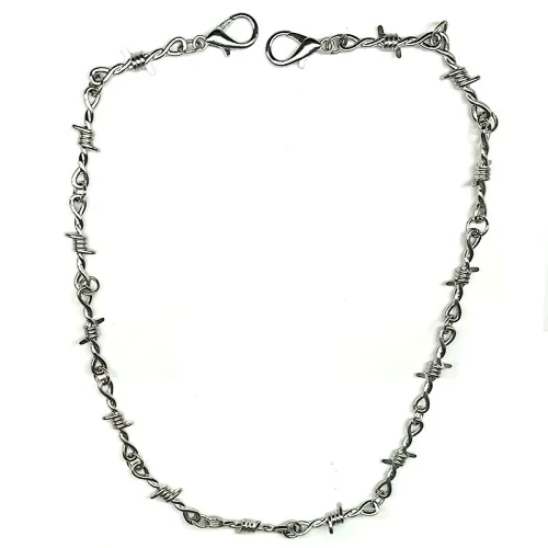 2019 New Multi-Purpose Thorns Bramble Chain Instagram Design Punk Pants Chain Thorn Necklace Manufacturers
