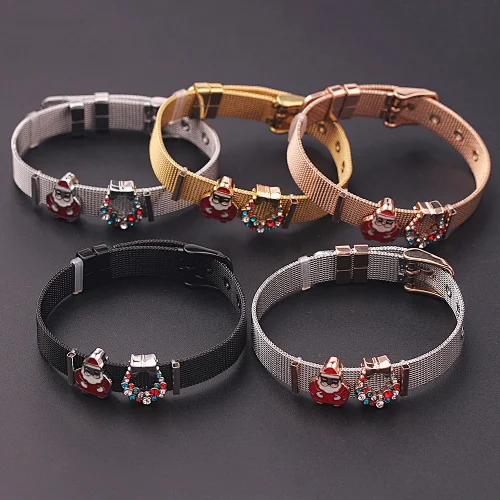 christmas slap bracelet