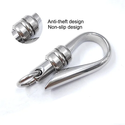 Factory price custom logo Anti-theft Anti-slip design stainless steel metal personalized keychain