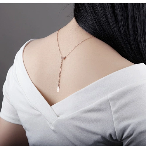 rose gold necklace