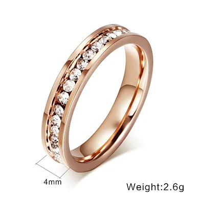 Single  Diamonds Are A Beautiful Rose Gold Ladies Ring Mothers Day Gifts