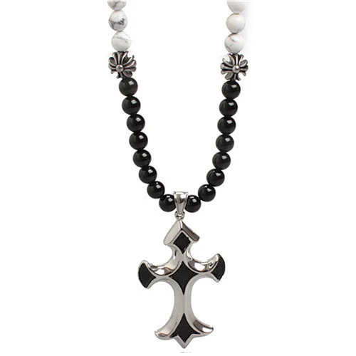 Agate Stone Bead Necklace