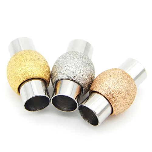 Hardware Fitting Stainless Steel Magnetic Clasp Jewelry Bracelet Making Accessories Button
