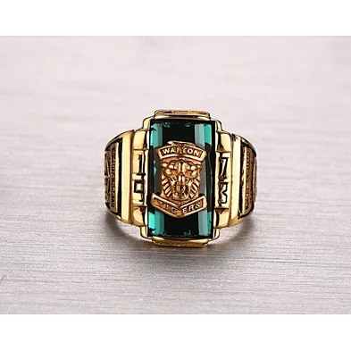 European and American Winds Of 1973 Walton Champion Gold Stainless Steel Men's Ring