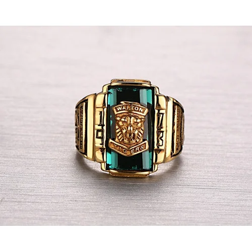 Gold men's ring