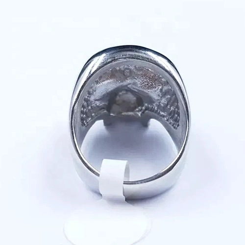 stainless steel ring skull