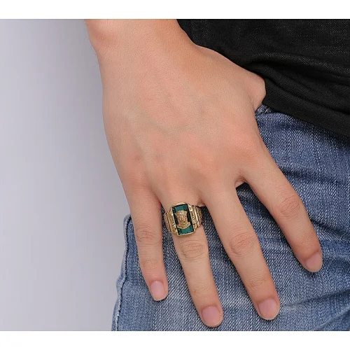  Gold  men's ring