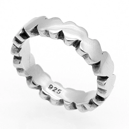 Handmade 925 Sterling Silver Crown Ring