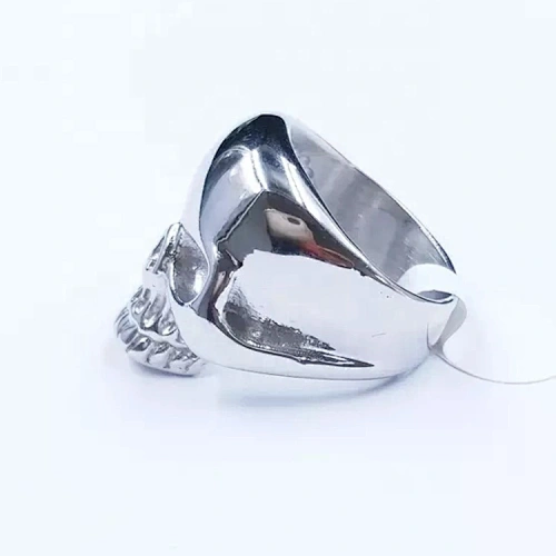 stainless steel ring skull
