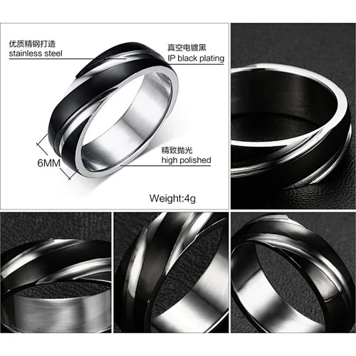 titanium wedding ring for men