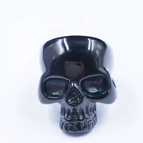 stainless steel ring skull