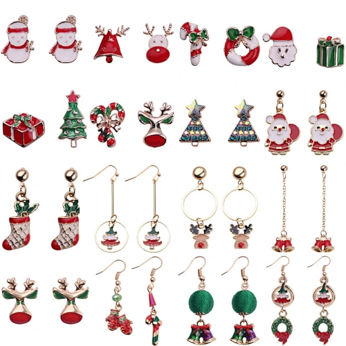 Christmas earrings