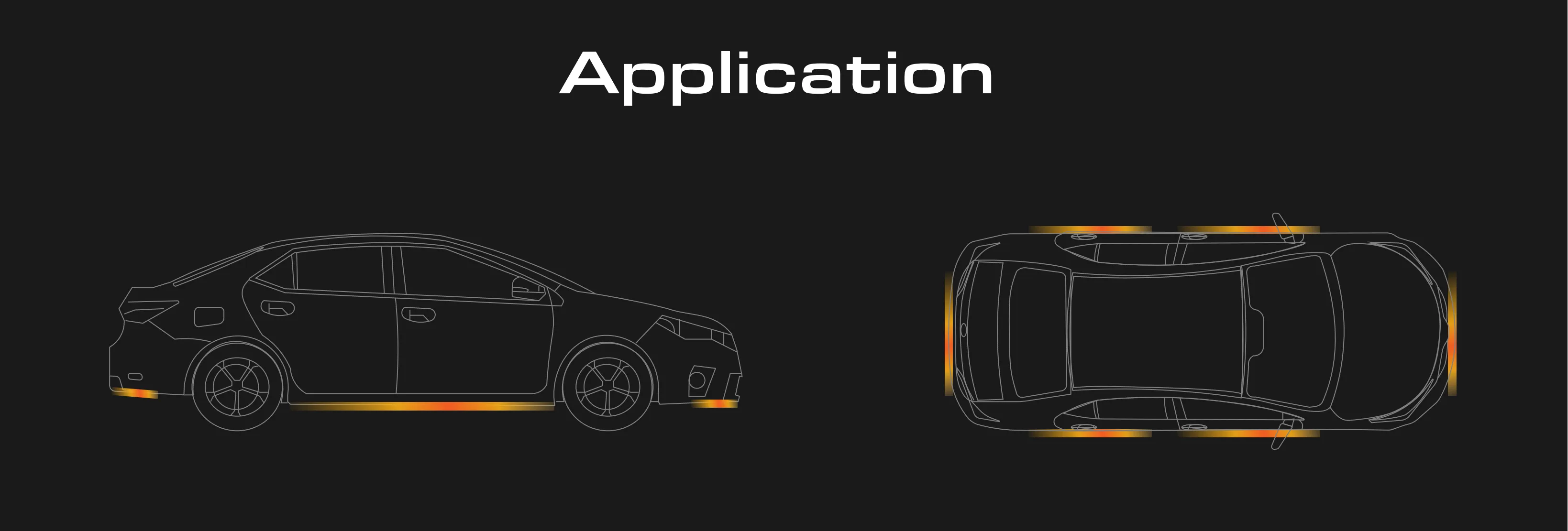 underglow lighting kit, APP LED Underglow light kit, Car led lighting kit, underbody light kit, ambient light for car