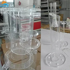Naxilai Professional Manufacturer Light Plastic Large Acrylic Transparent Plexi glass Tube