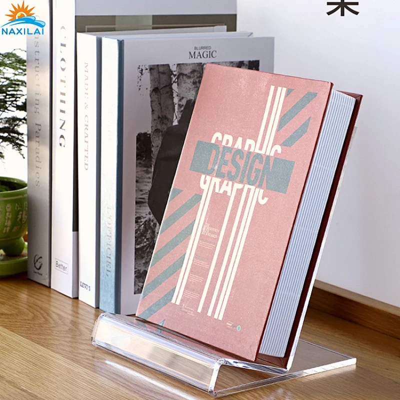 Naxilai Clear Acrylic Book Display Stand