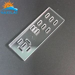 Naxilai Laser Cutting Clear Acrylic Sheet with Hole