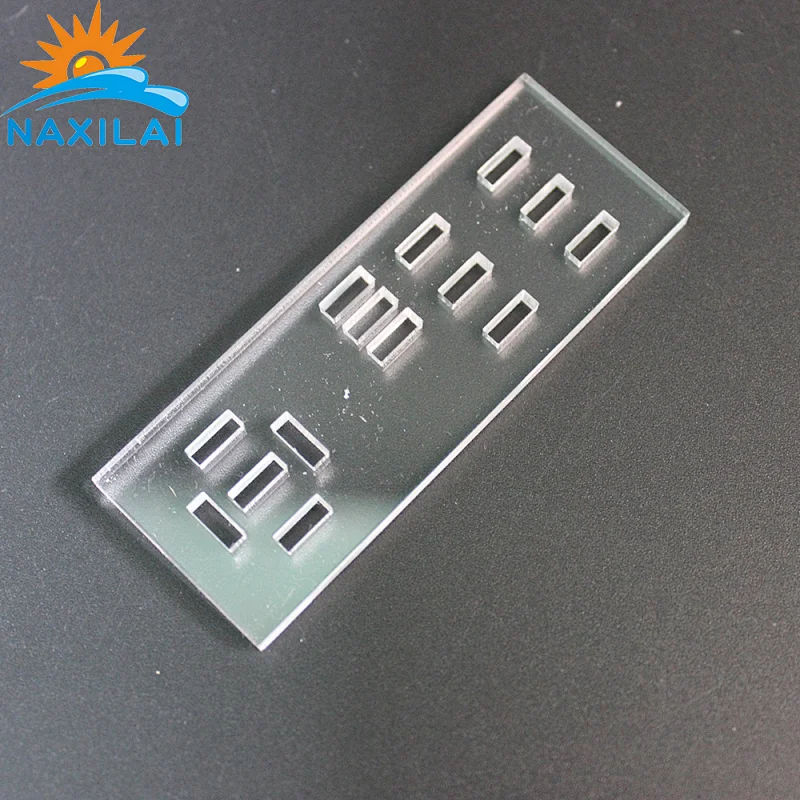 Naxilai Laser Cutting Clear Acrylic Sheet with Hole