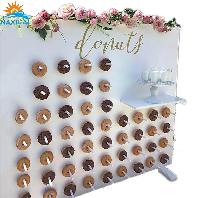 Naxilai Acrylic Round Wedding Backdrop Food diaplay