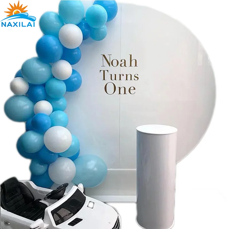 Naxilai Acrylic Round Wedding Backdrop Food diaplay