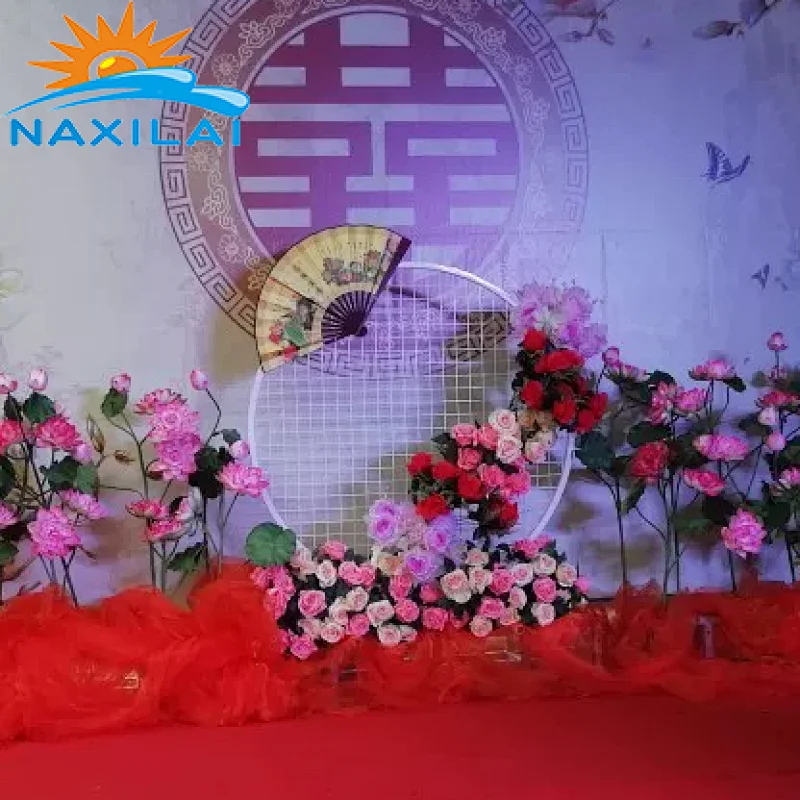 Naxilai Flower Backdrop Plate Decoration Wedding