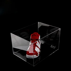 Naxilai Clear Drop Front Plastic Shoe Box