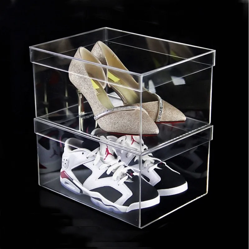 Naxilai High Transparent Acrylic Shoe Box With Lids