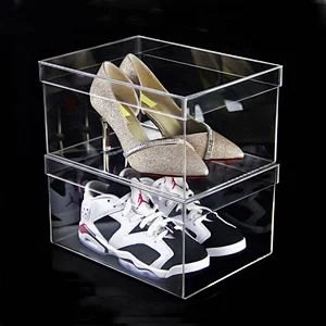 Naxilai High Transparent Acrylic Shoe Box With Lids