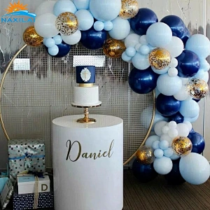 Naxilai Wedding Metal Mesh Circle Backdrop Stand