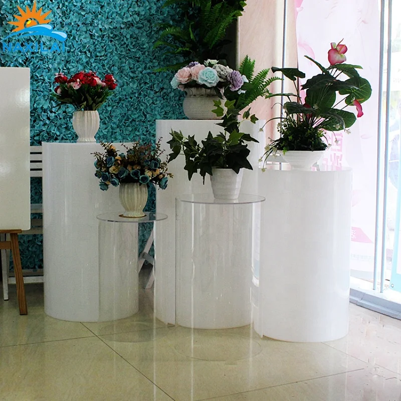 Naxilai Acrylic Flower Stand Wedding Decoration Pillars