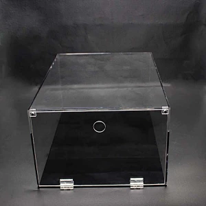 Naxilai Clear Drop Front Plastic Shoe Box